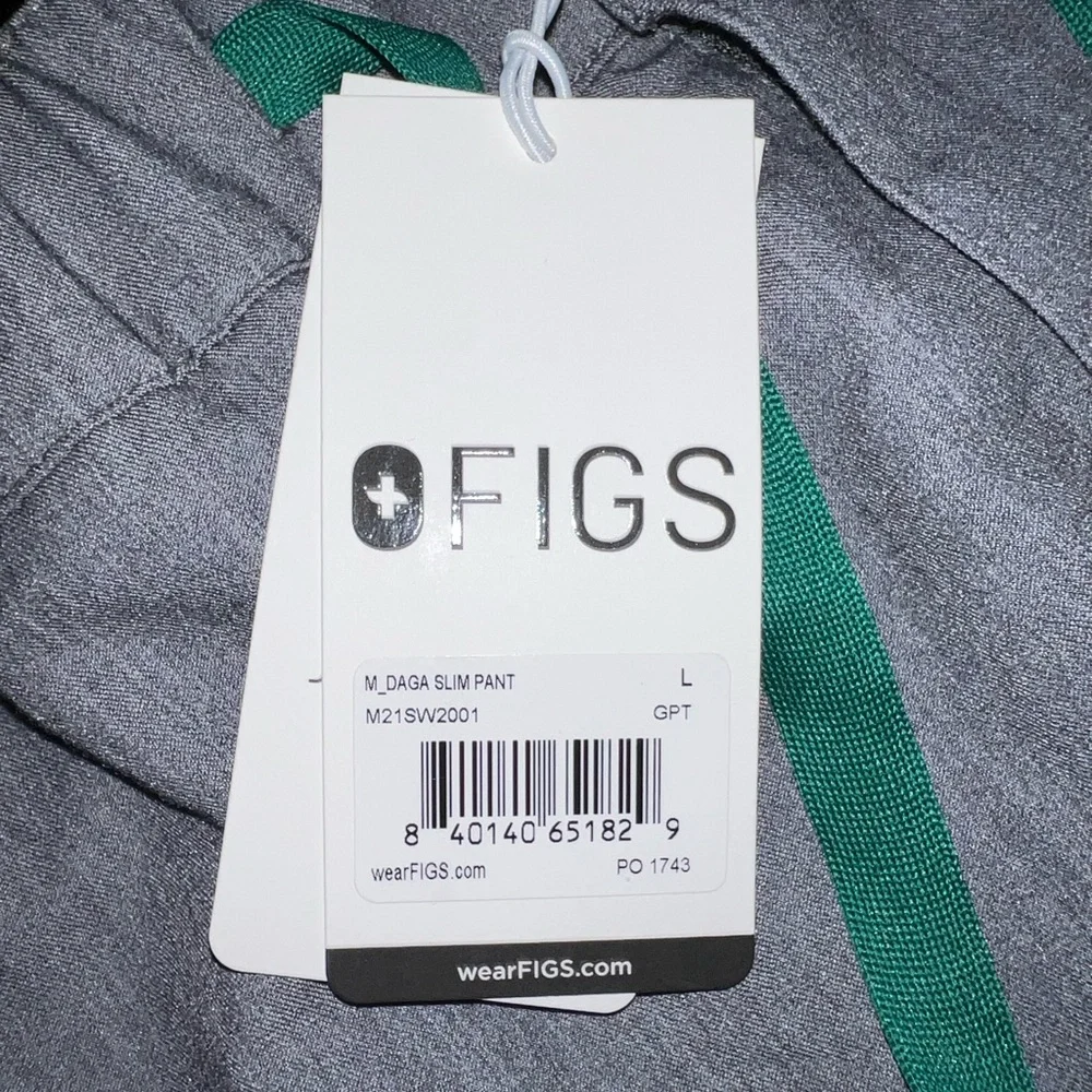 Figs Daga Slim Pant in Graphite Size Large New with tag